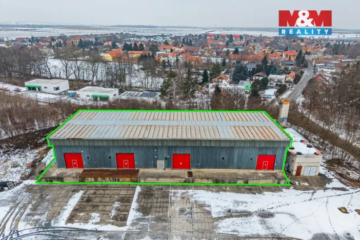 Pronájem skladu, Veleň, K Cihelně, 765 m2