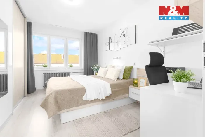 Prodej bytu 3+1, Tábor, Trocnovská, 80 m2