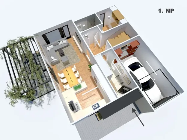 Pronájem rodinného domu, Praha - Březiněves, Skřivánčí, 157 m2