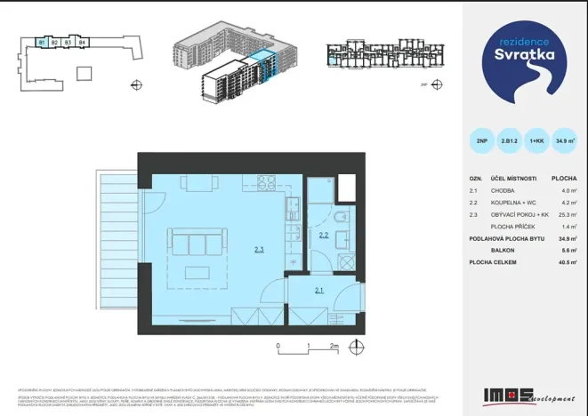 Pronájem bytu 1+kk, Brno, 35 m2