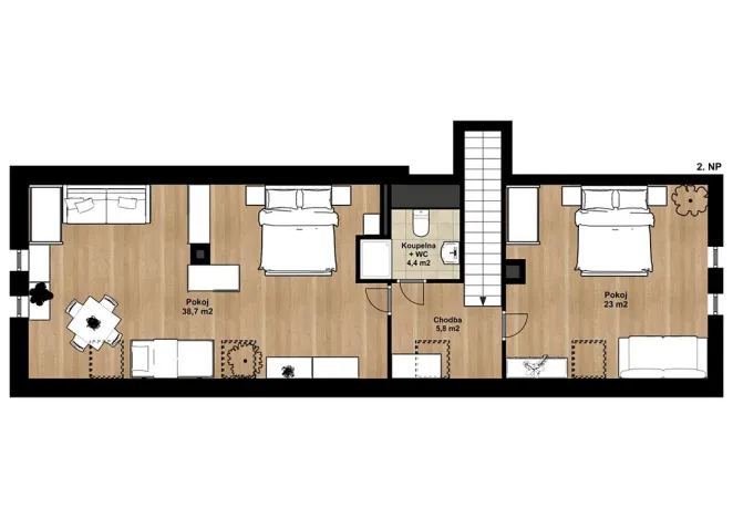 Prodej chalupy, Pecka, 300 m2