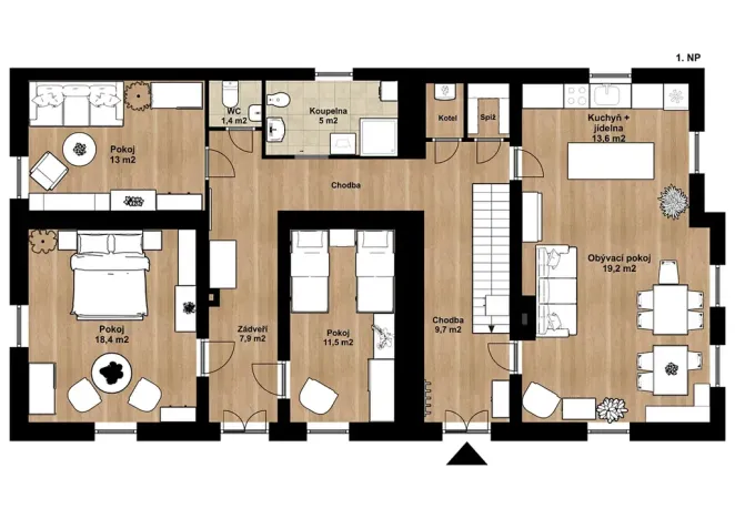 Prodej chalupy, Pecka, 300 m2