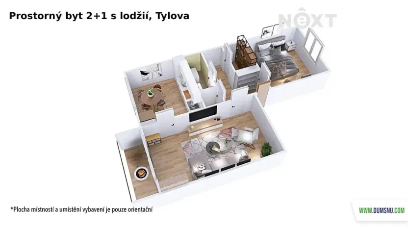 Pronájem bytu 2+1, Šumperk, Tylova, 55 m2