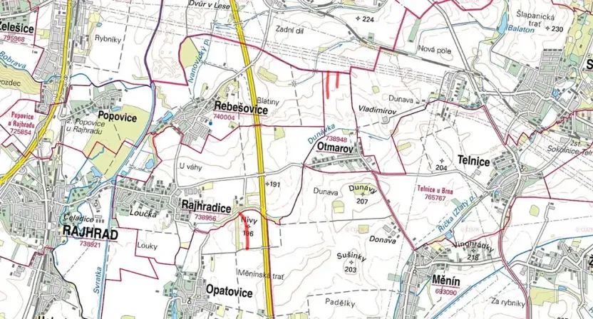 Prodej pole, Opatovice, 16113 m2