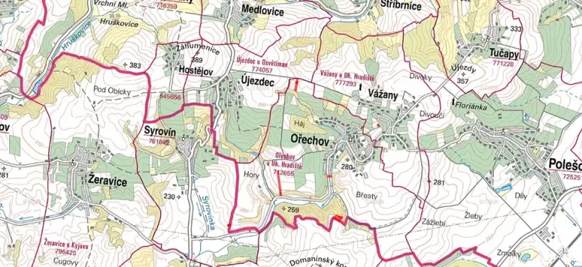 Prodej pole, Ořechov, 12328 m2