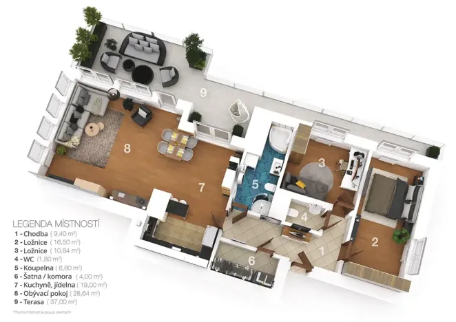 Prodej bytu 3+kk, Praha, Jitravská, 100 m2