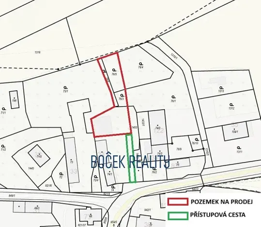 Prodej pozemku pro bydlení, Terešov, 1075 m2