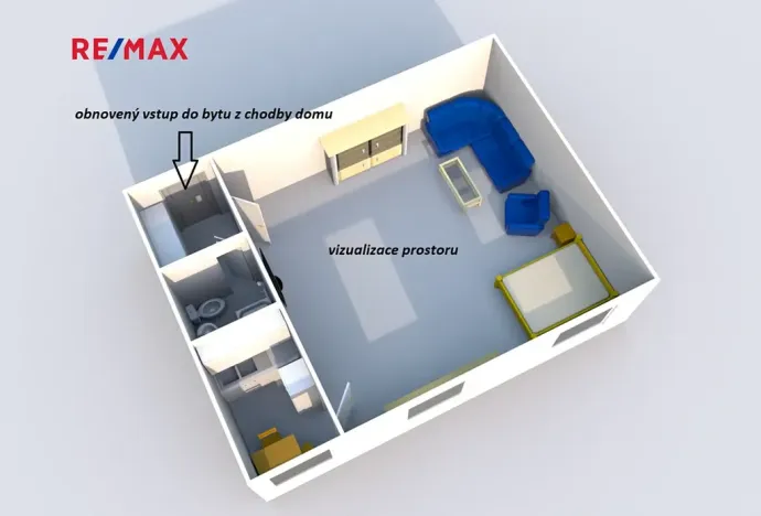 Prodej bytu 1+1, Jeseník, Poštovní, 41 m2