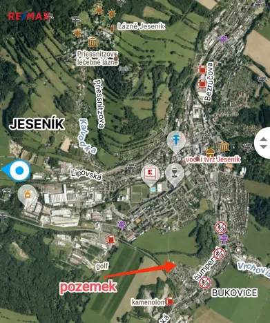 Prodej pozemku pro bydlení, Jeseník, 1330 m2