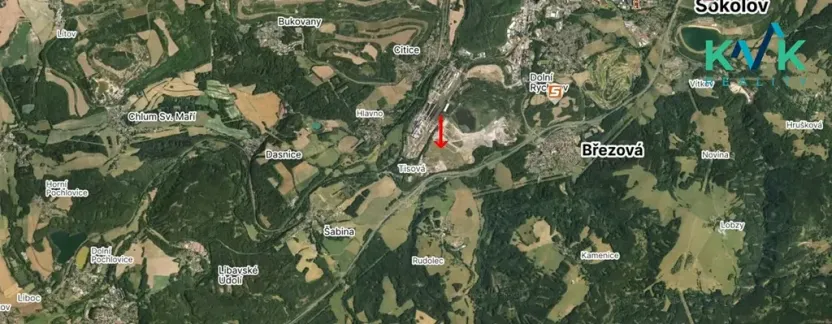 Pronájem komerčního pozemku, Březová, 5000 m2