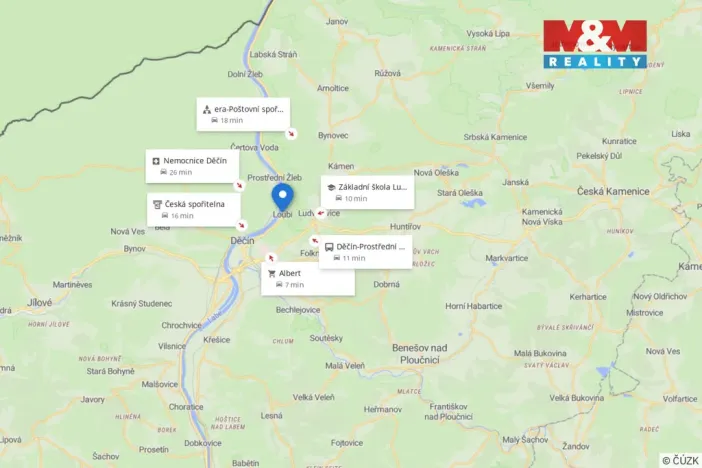 Prodej rodinného domu, Děčín - Děčín XIII-Loubí, Loubská, 190 m2