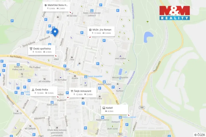 Prodej bytu 3+1, Kadaň, Golovinova, 64 m2