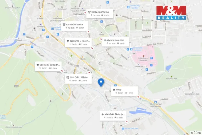 Prodej rodinného domu, Ústí nad Orlicí, Třebovská, 560 m2