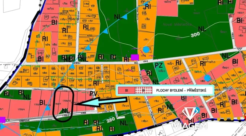 Prodej pozemku pro bydlení, Čerčany, 1070 m2