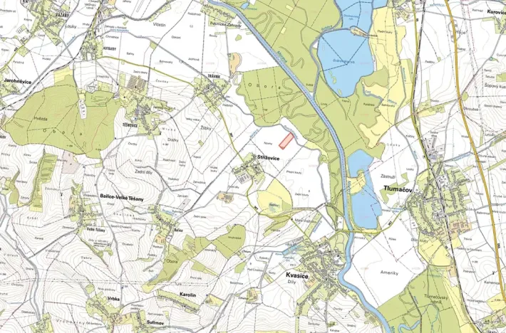 Prodej pole, Střížovice, 37555 m2