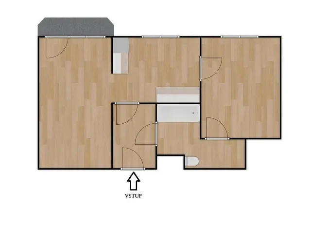 Pronájem bytu 2+kk, Brno - Slatina, Langrova, 64 m2