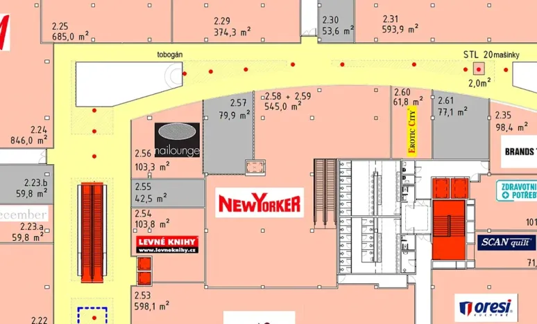 Pronájem obchodního prostoru, Kladno, Petra Bezruče, 80 m2