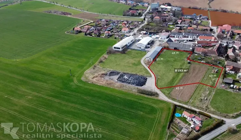 Prodej pozemku pro bydlení, Vysoký Újezd, 8316 m2