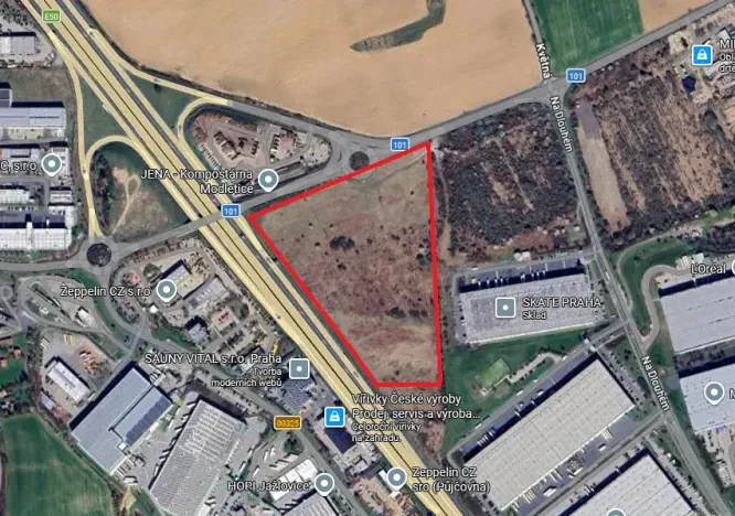 Pronájem komerčního pozemku, Praha, 10000 m2