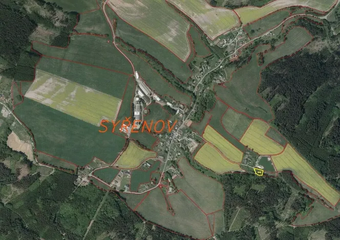 Prodej pozemku, Syřenov, 1443 m2