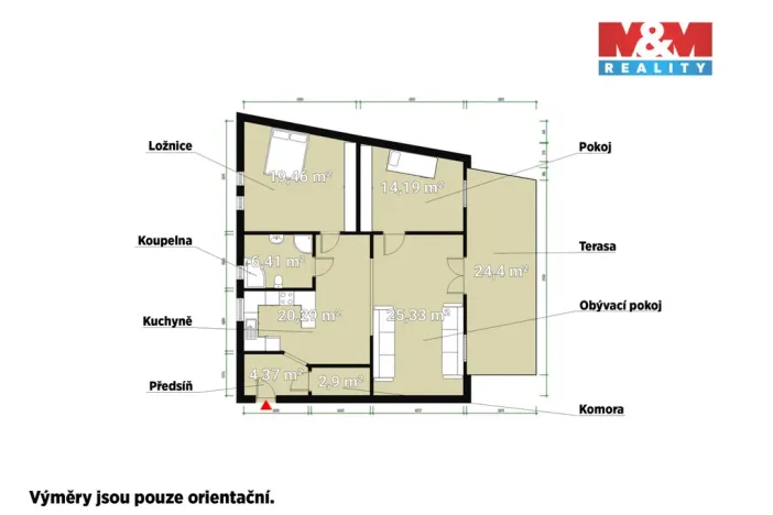 Prodej bytu 3+kk, Plzeň - Severní Předměstí, Lipová, 93 m2