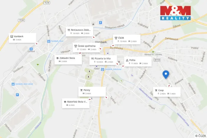 Pronájem bytu 2+1, Vamberk, Jiráskova, 47 m2