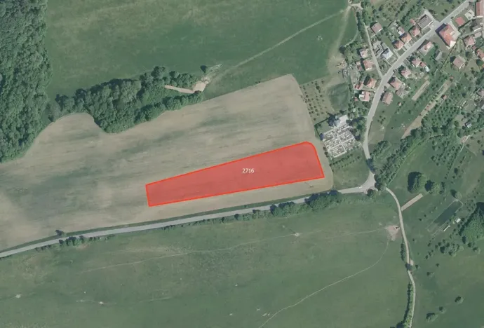 Prodej pole, Březůvky, 12368 m2