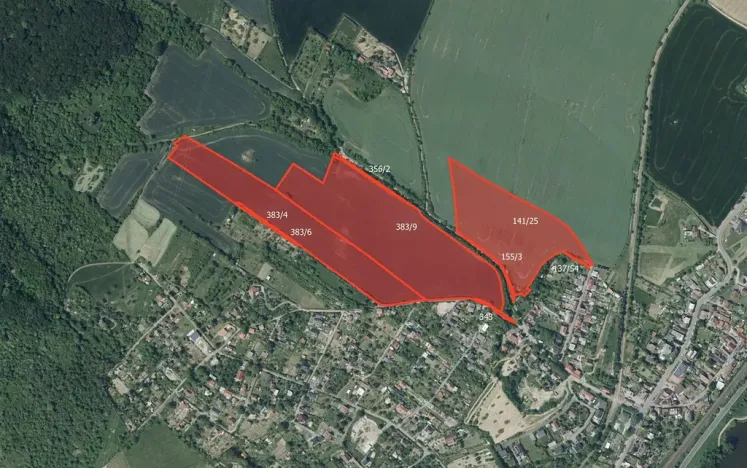 Prodej pole, Lhotka nad Labem, 72188 m2