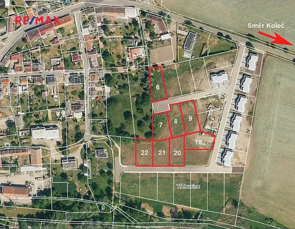 Prodej pozemku pro bydlení, Třebusice, 843 m2