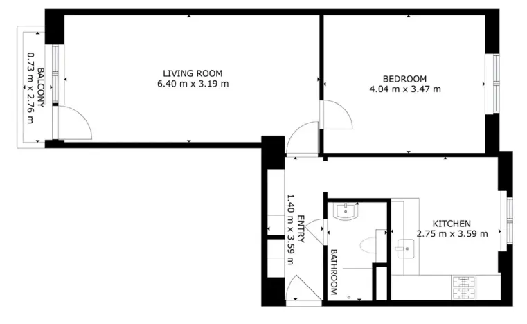Pronájem bytu 2+1, Olomouc, tř. Míru, 51 m2