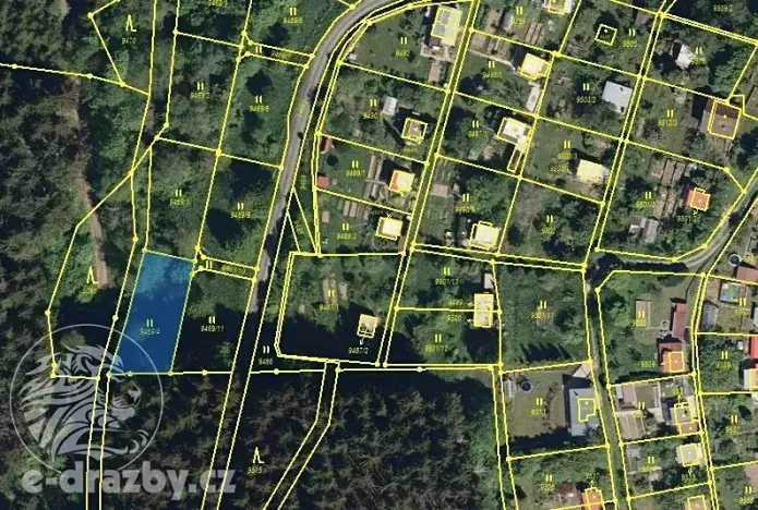 Dražba zahrady, Vsetín, 452 m2