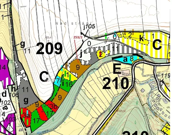 Dražba lesa, Nové Hrady, 7263 m2