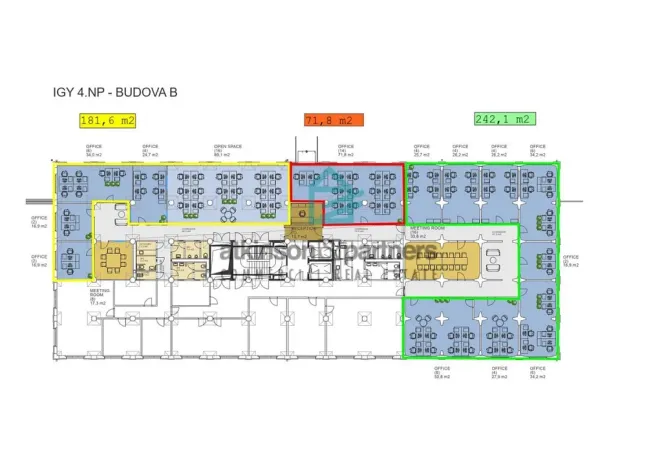 Pronájem kanceláře, České Budějovice - České Budějovice 3, Pražská tř., 100 m2