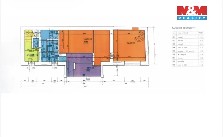 Pronájem kanceláře, Pardubice - Zelené Předměstí, Štefánikova, 96 m2
