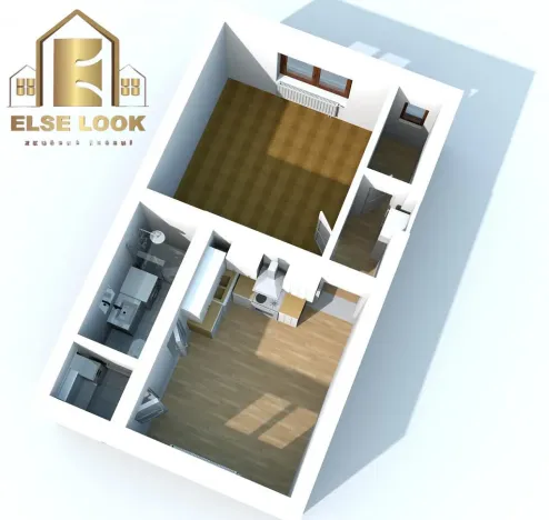 Pronájem bytu 2+kk, Černíkovice, 40 m2