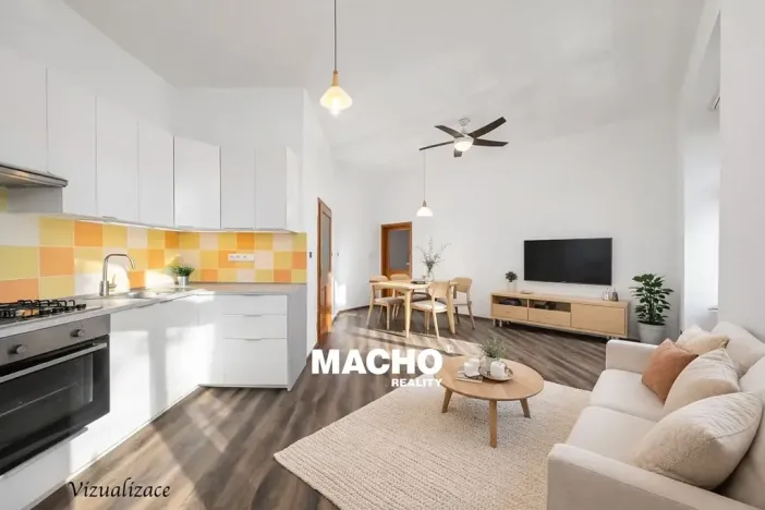 Pronájem bytu 3+kk, Praha - Vršovice, Černomořská, 70 m2