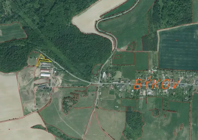 Prodej pozemku, Býkov-Láryšov - Býkov, 2300 m2