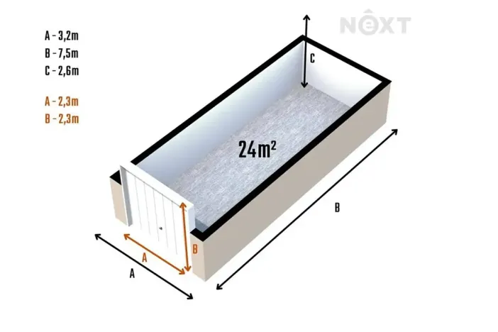 Prodej garáže, Brno, Křížová, 25 m2