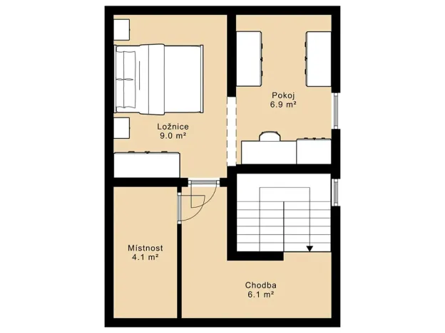 Prodej rodinného domu, Protivín, Oborská, 66 m2