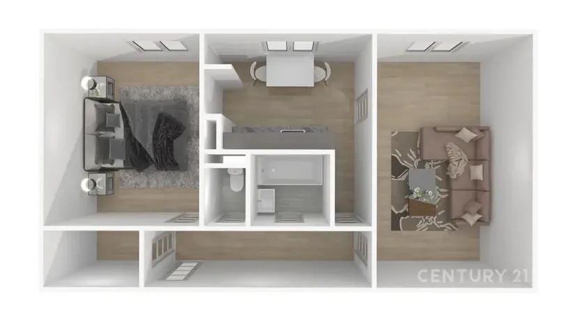 Pronájem bytu 2+1, Plzeň, Zahradní, 47 m2