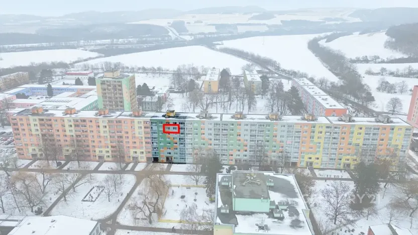 Pronájem bytu 2+1, Bílina, Sídliště Za Chlumem, 35 m2