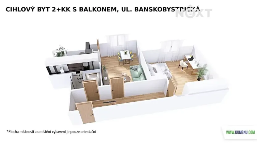 Prodej bytu 2+kk, Šumperk, Banskobystrická, 61 m2