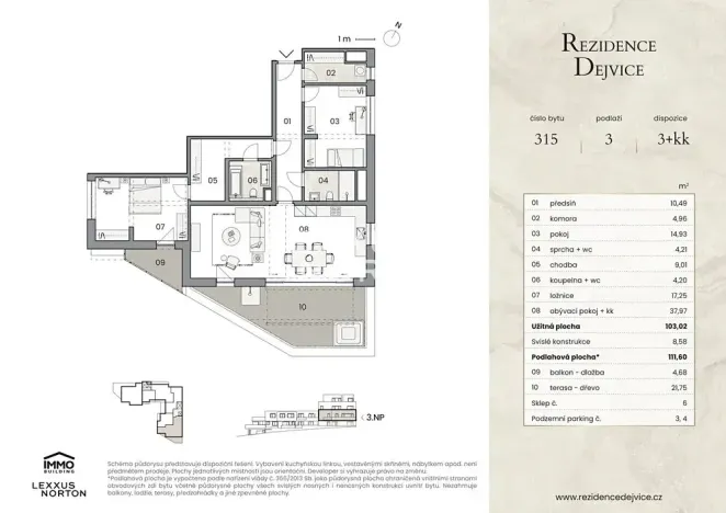 Prodej bytu 3+kk, Praha - Dejvice, U dejvického rybníčku, 112 m2