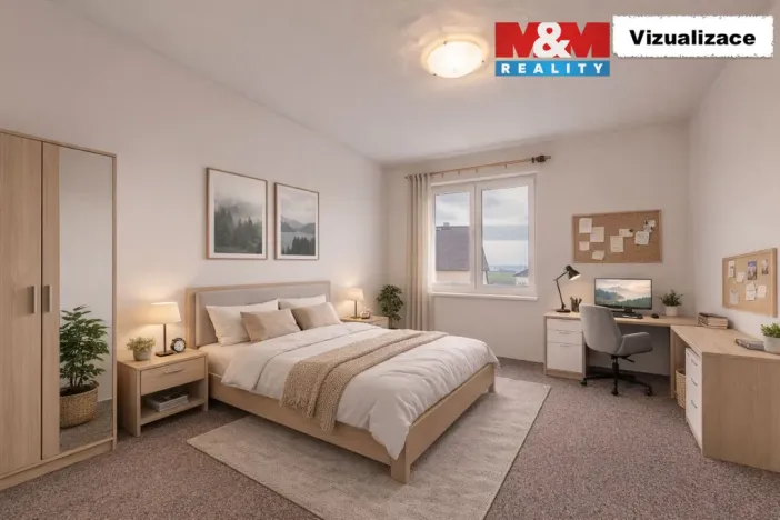 Prodej bytu 1+1, Liběšice, 37 m2