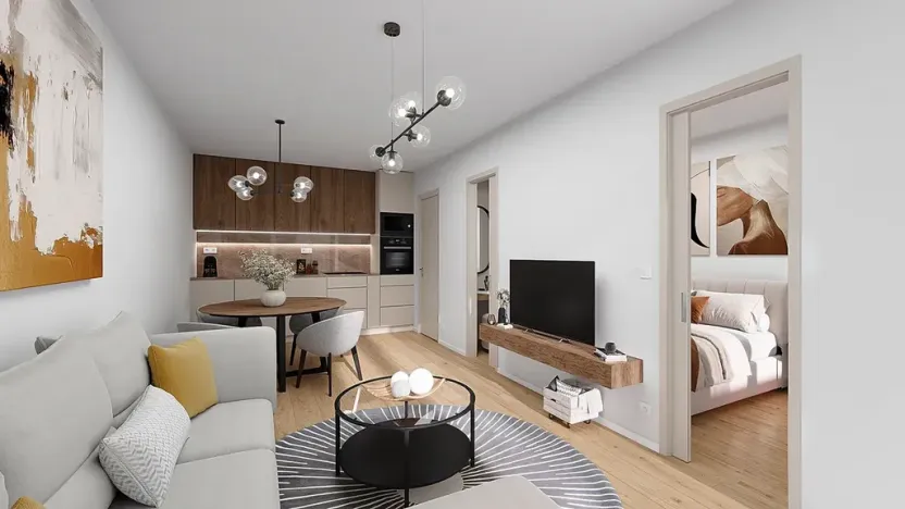 Prodej bytu 1+kk, Praha - Košíře, Hlaváčkova, 40 m2