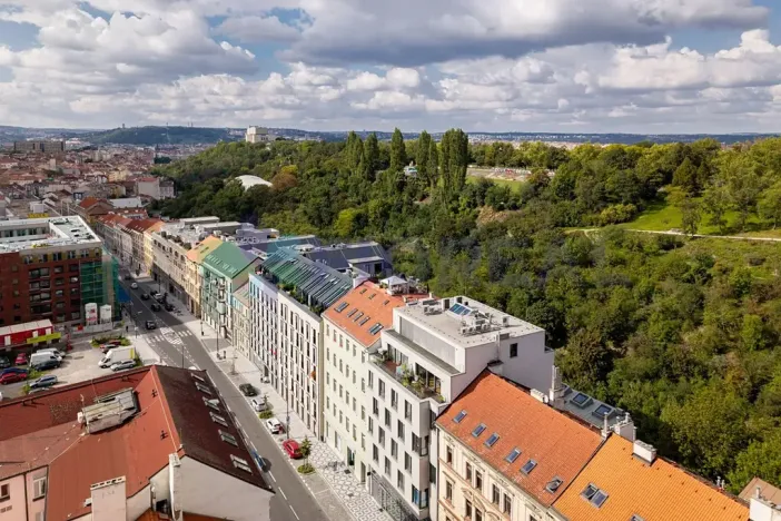 Pronájem bytu 2+kk, Praha - Žižkov, Hartigova, 45 m2