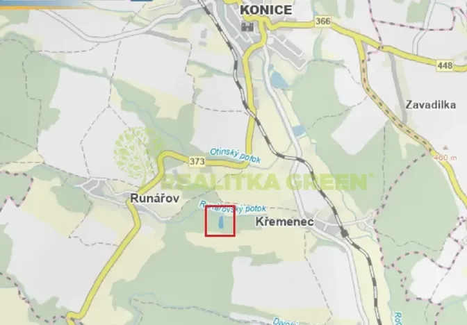 Prodej lesa, Konice, 3343 m2