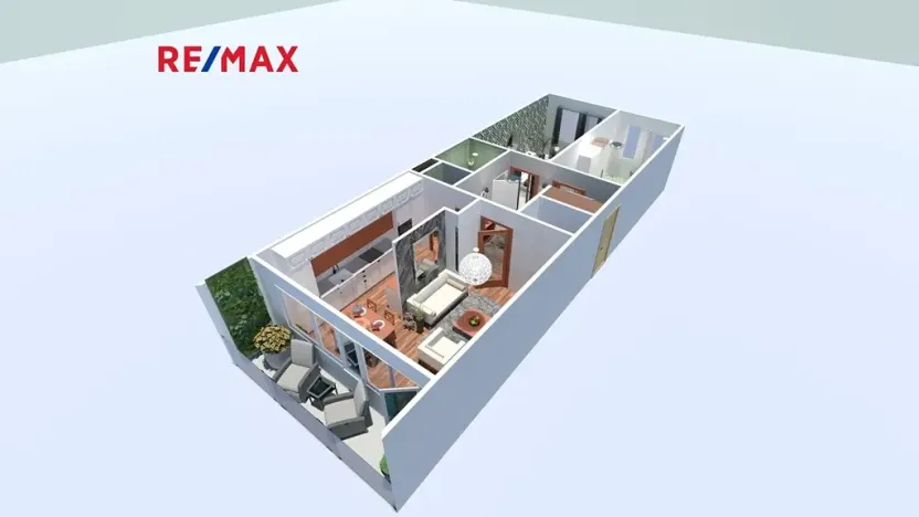 Prodej bytu 3+kk, Praha - Stodůlky, Písková, 76 m2