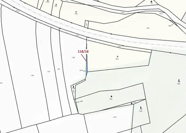 Dražba pole, Nerestce, 46 m2