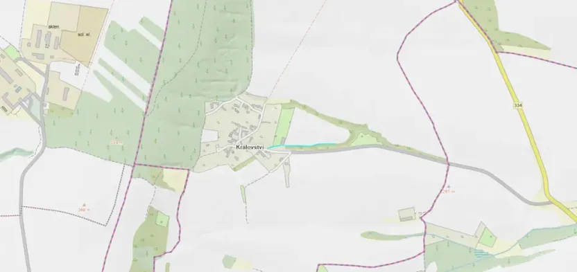 Dražba pozemku, Třebovle, 1078 m2